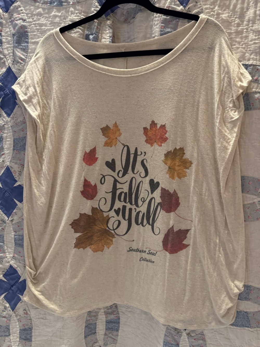 Southern Soul Cream Short Sleeve 'It's Fall Y'all' Graphic Tee